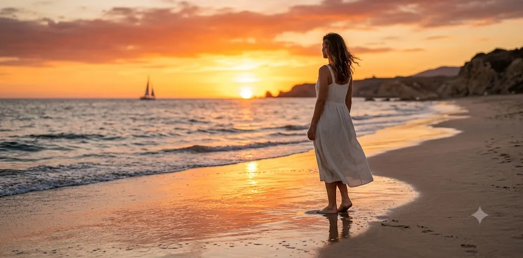  Ocean Sunset Captions