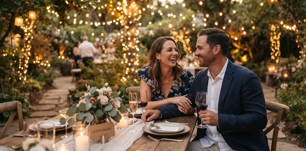 Couple Celebrating Anniversary Together