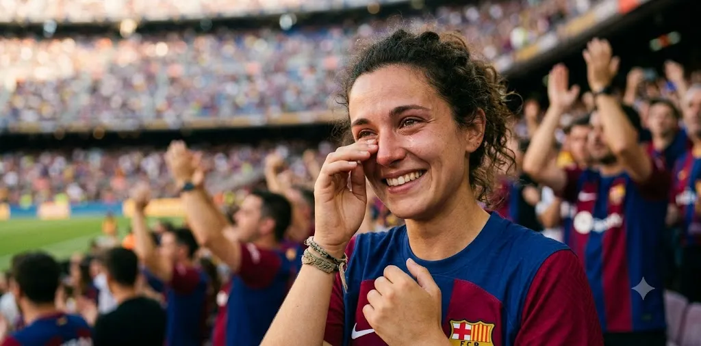 Emotional Football Fan Cheering