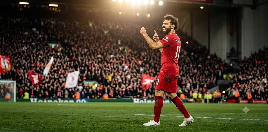 Football player Celebrating Victory