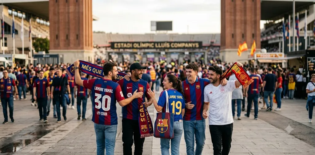 Fans Enjoying Football Match Day