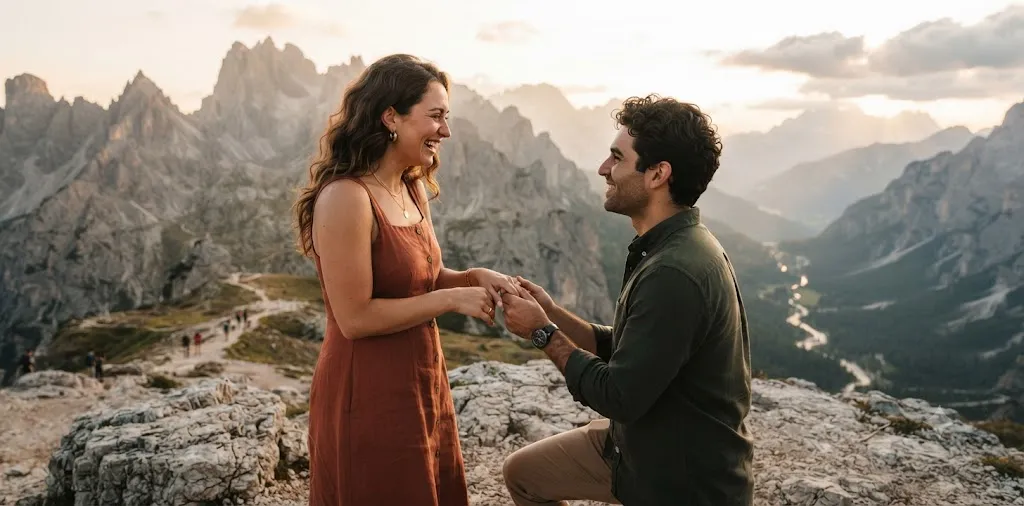 Minimal Romantic
Couple Proposal Photo