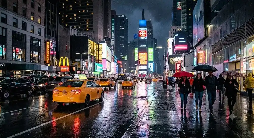 Rainy New York City Nights