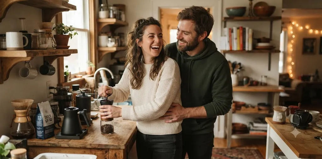 Couple Enjoying Everyday Life Together